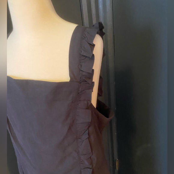 Modcloth NWOT Ready to Ruffle Dress | 12 | Navy - Picture 5 of 5